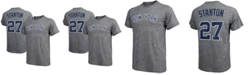 Majestic Men's Giancarlo Stanton Gray New York Yankees Name Number Tri-Blend T-shirt